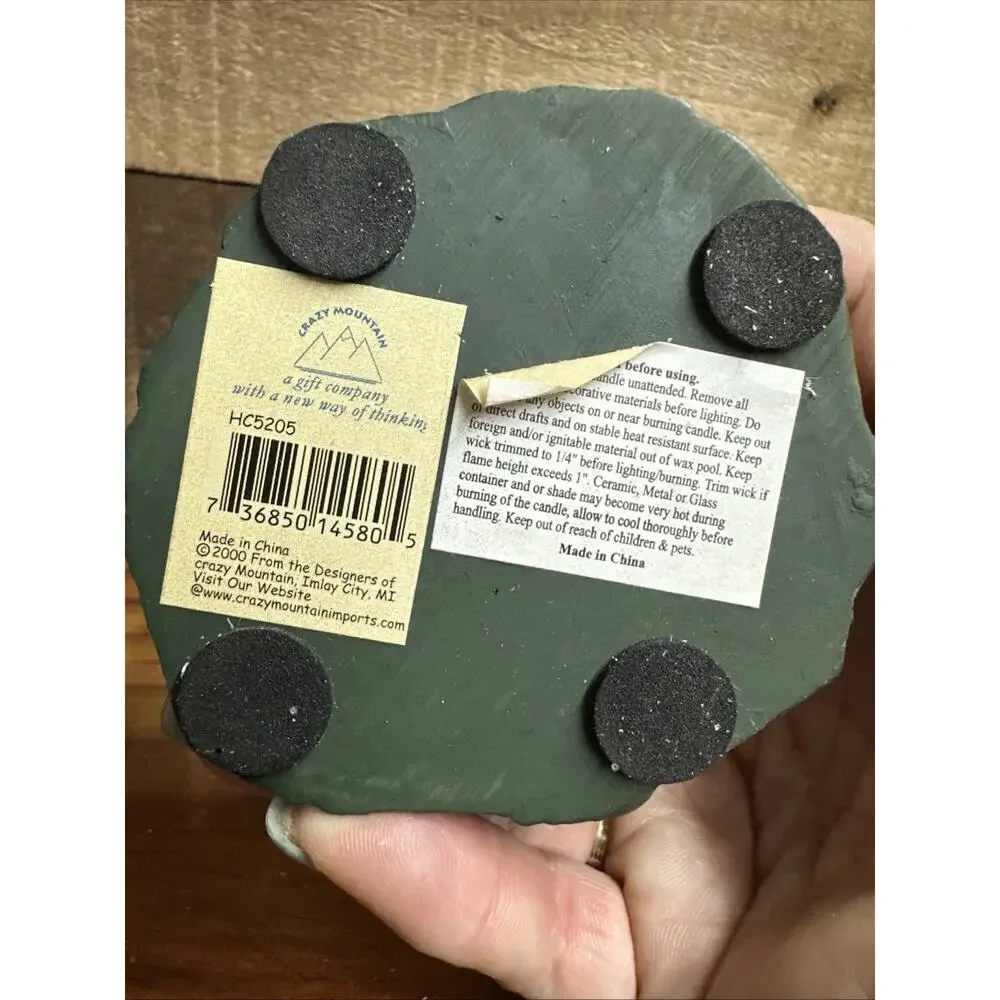 Crazy Mountain Halloween Haunted Tree and Gravestones Tealight Holder In Box